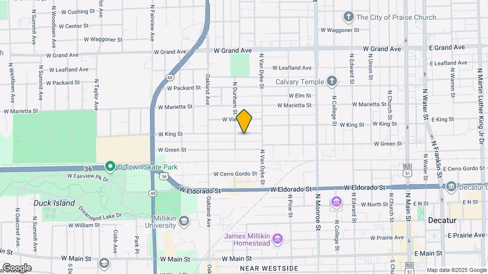 979 W King St Mapa y Detalles de la Ubicación