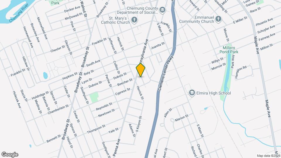 722 Seneca Pl Map and Location Details