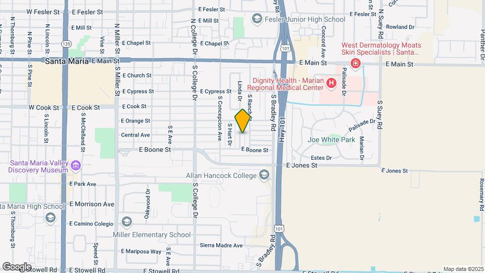 602 S Lucas Dr Map and Location Details