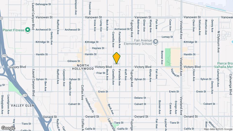11481 Victory Blvd Map and Location Details
