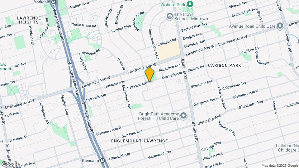 Spacious One Bedroom Basement Apartment Map and Location Details