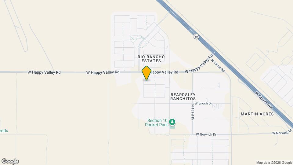 18458 W Faye Way Map and Location Details