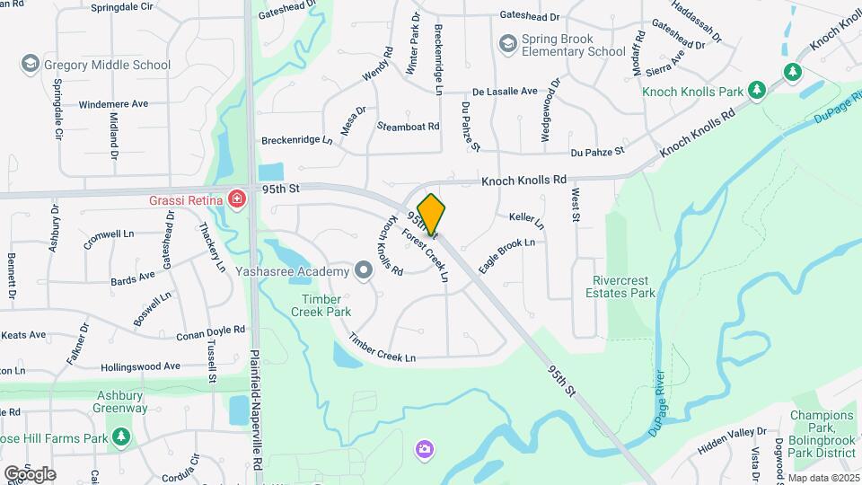 2835 Forest Creek Ln Map and Location Details