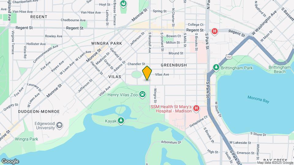 1406 Drake St, Unit #3 Map and Location Details