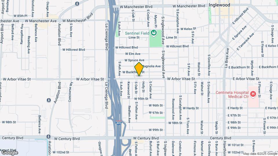 557-561 W Arbor Vitae St Mapa y Detalles de la Ubicación