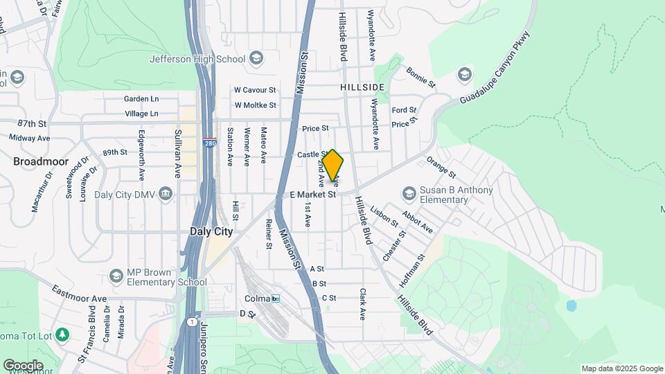 245 E Market St Mapa y Detalles de la Ubicación