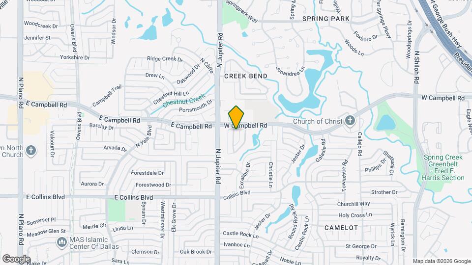 6302 Hidden Springs Ln Map and Location Details
