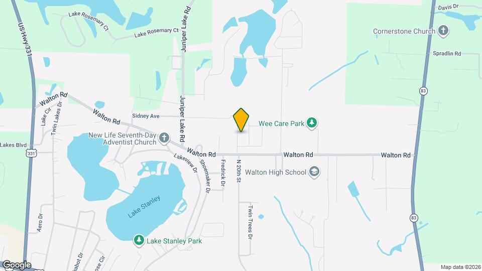 100 Cora Rd Map and Location Details