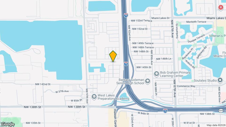 10489 W 33rd Way Map and Location Details