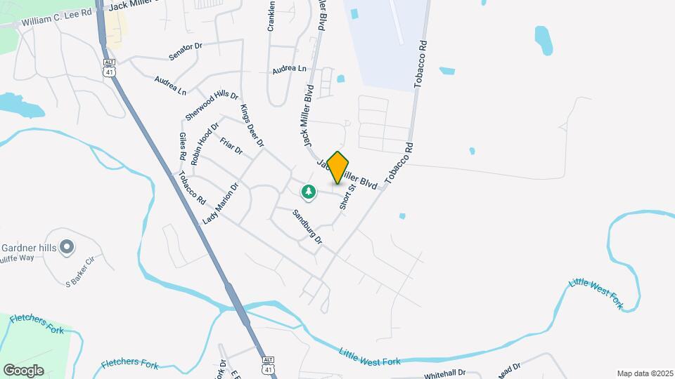 421 Faulkner Dr Map and Location Details