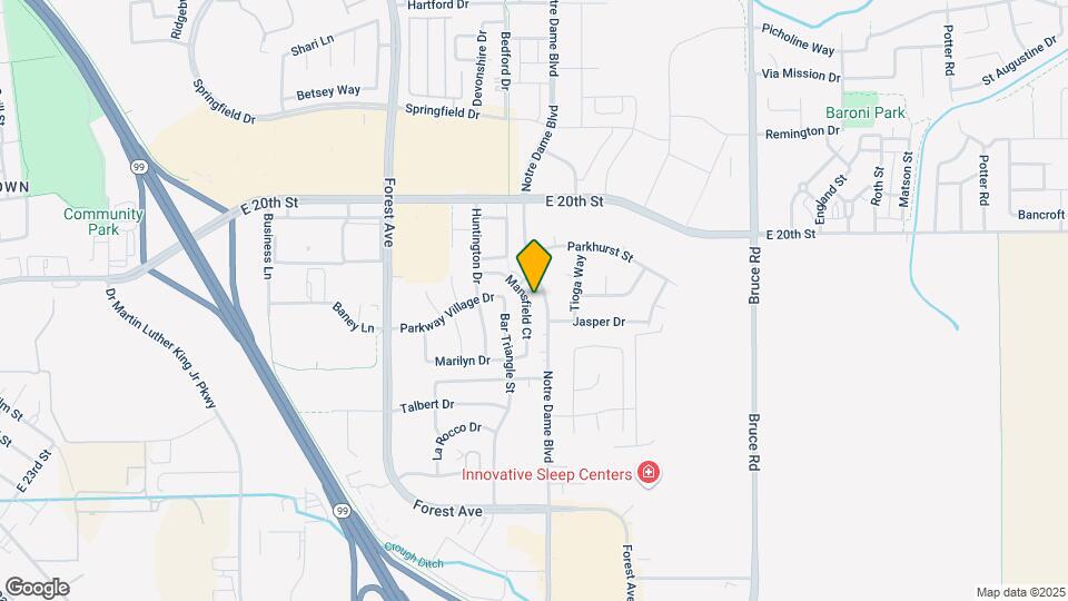 2140 Notre Dame Blvd Map and Location Details