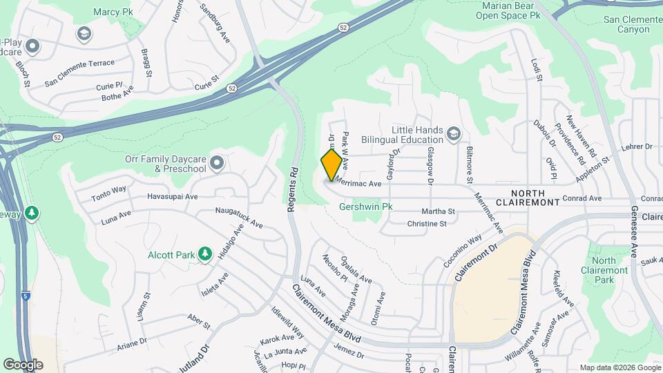 3412 Conrad Ave Map and Location Details