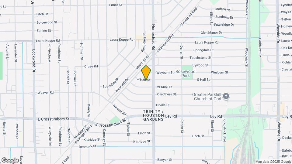 7002 S Hall St Map and Location Details