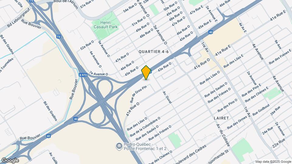 4125 De Gros-Pin Rue Map and Location Details