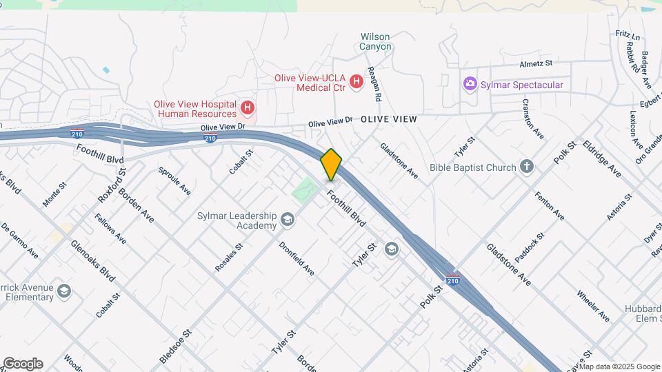 14389 Foothill Blvd Map and Location Details