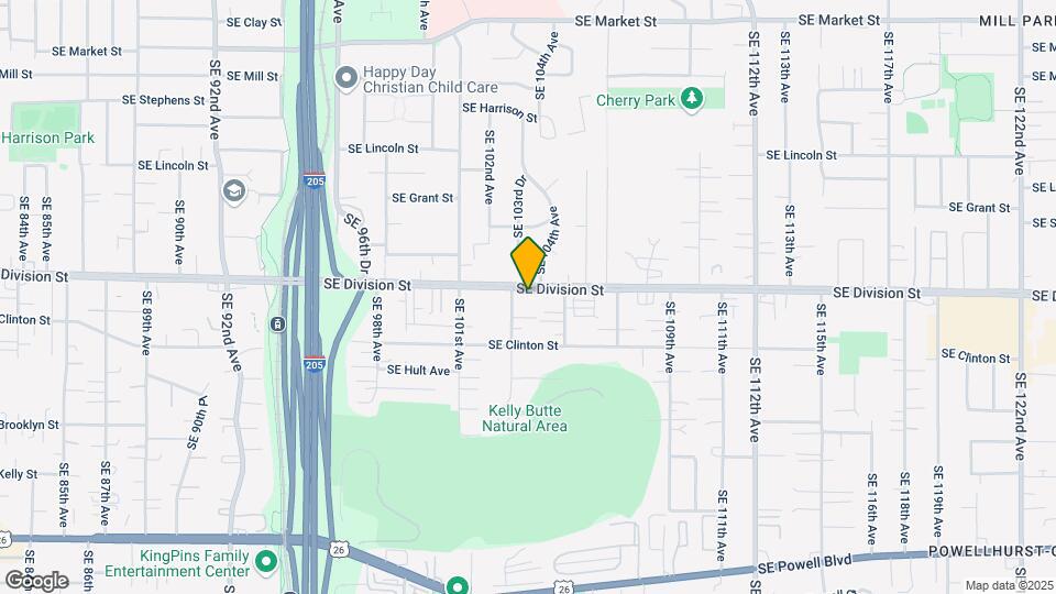 10324 SE Division St Mapa y Detalles de la Ubicación