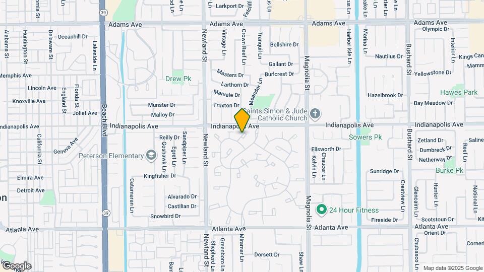 8685 Merced Cir Map and Location Details