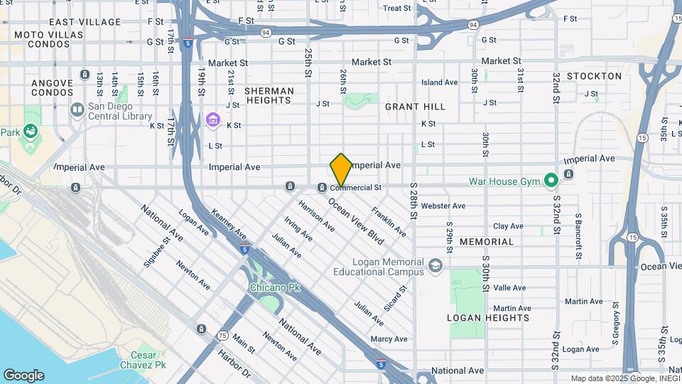 2581 Commercial St Map and Location Details