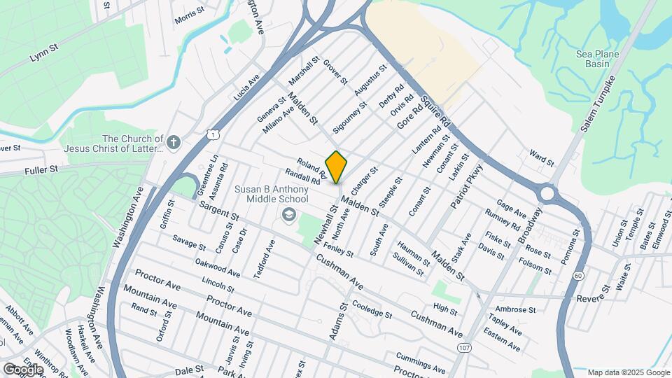 320 Malden St, Unit 1 Map and Location Details