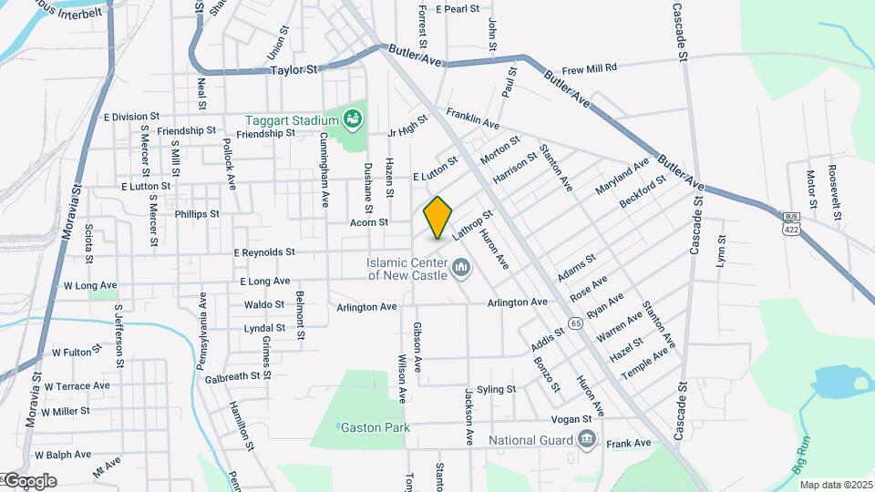 801 Lathrop St Map and Location Details