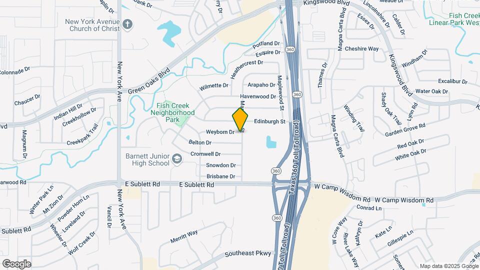 2338 Weyborn Dr Map and Location Details