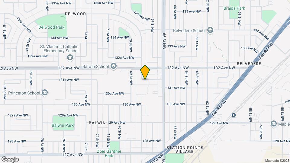 6707 131A Ave NW Map and Location Details