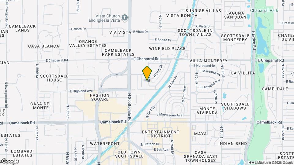 4850 N 73rd St Map and Location Details