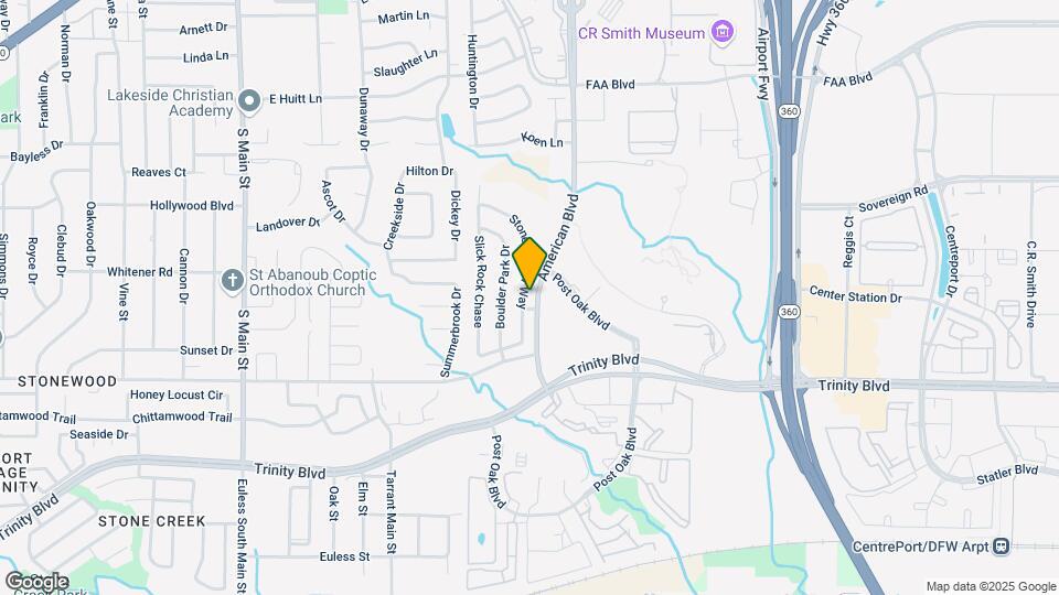 4154 Stone Hollow Way Map and Location Details
