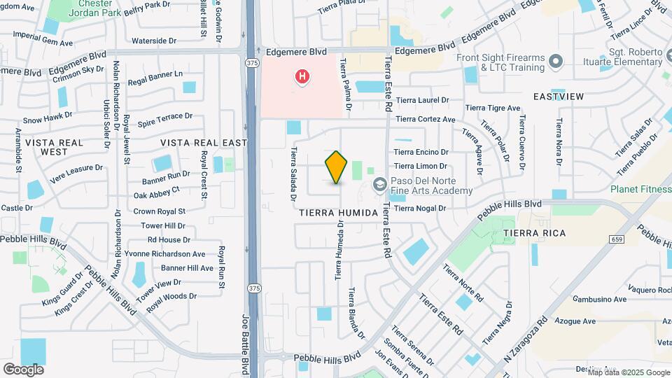 3033 Tierra Humeda Dr Map and Location Details