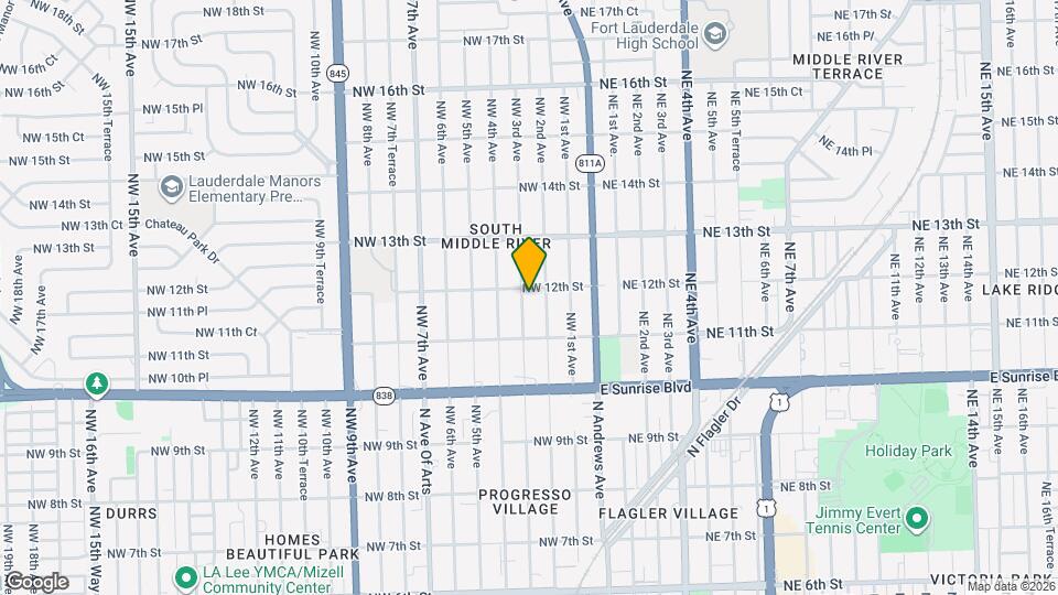 1140 NW 3rd Ave Mapa y Detalles de la Ubicación