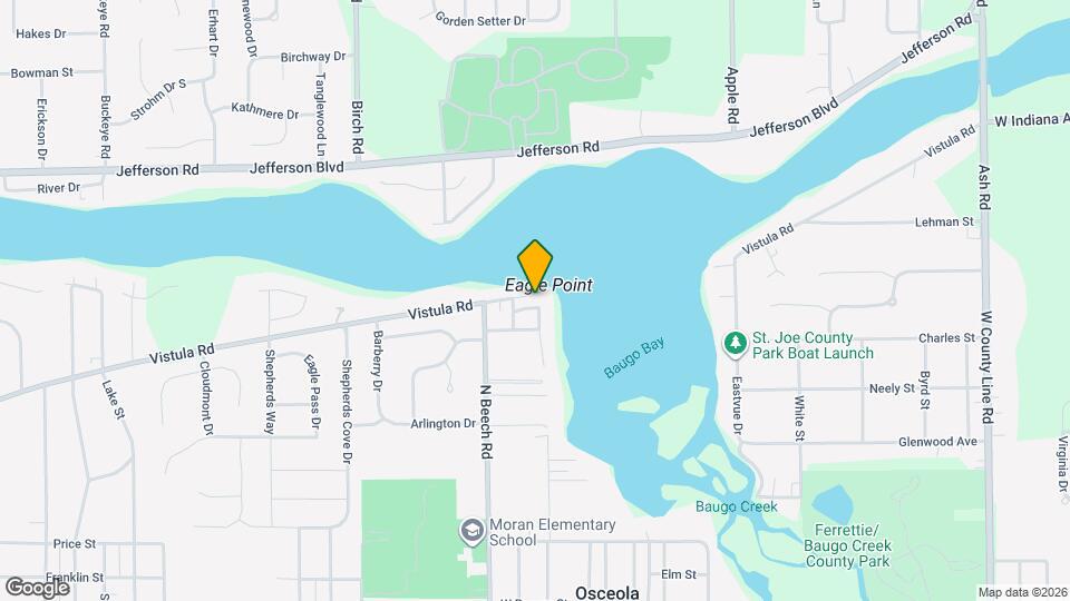 715 Vistula Rd Map and Location Details