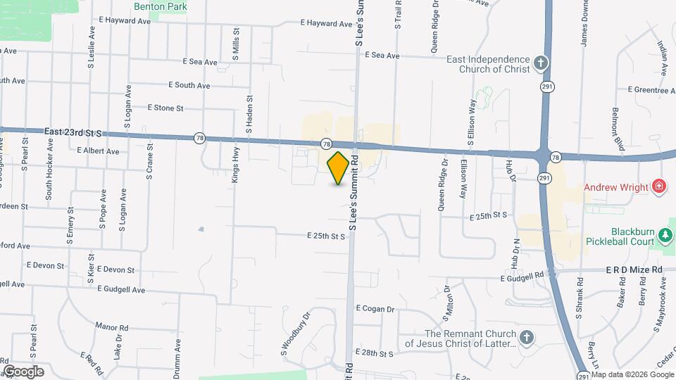 2406 S Lee's Summit Rd Map and Location Details