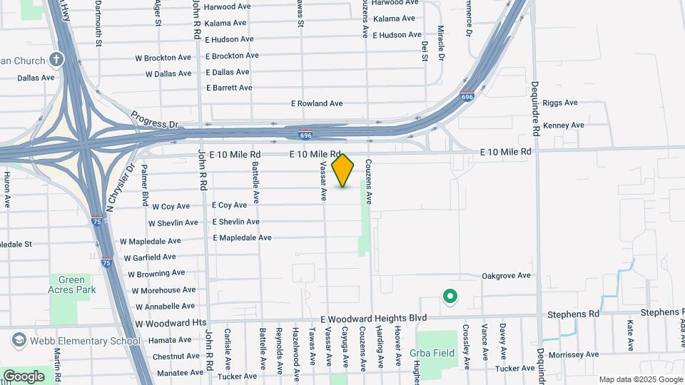 952 E Brickley Ave Map and Location Details