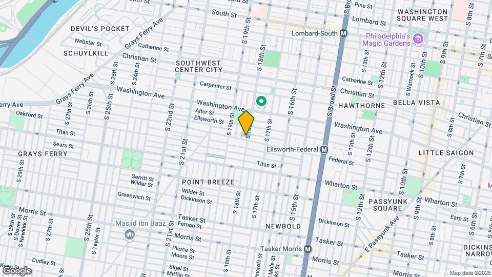 1164 S 18th St, Unit 1 Map and Location Details