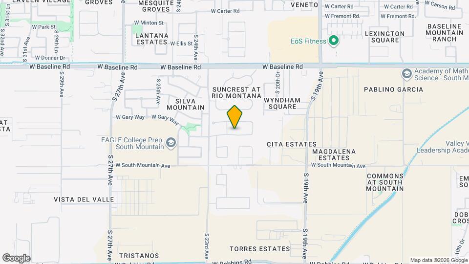 2140 W Desert Ln Map and Location Details