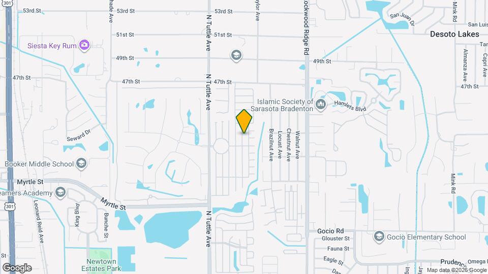 4106 Rhine St Map and Location Details