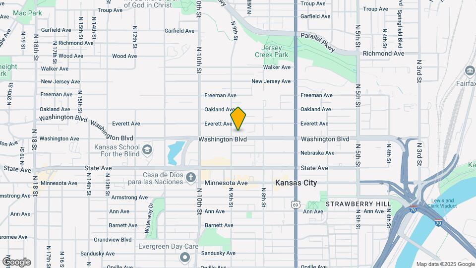 844 Washington Blvd Map and Location Details