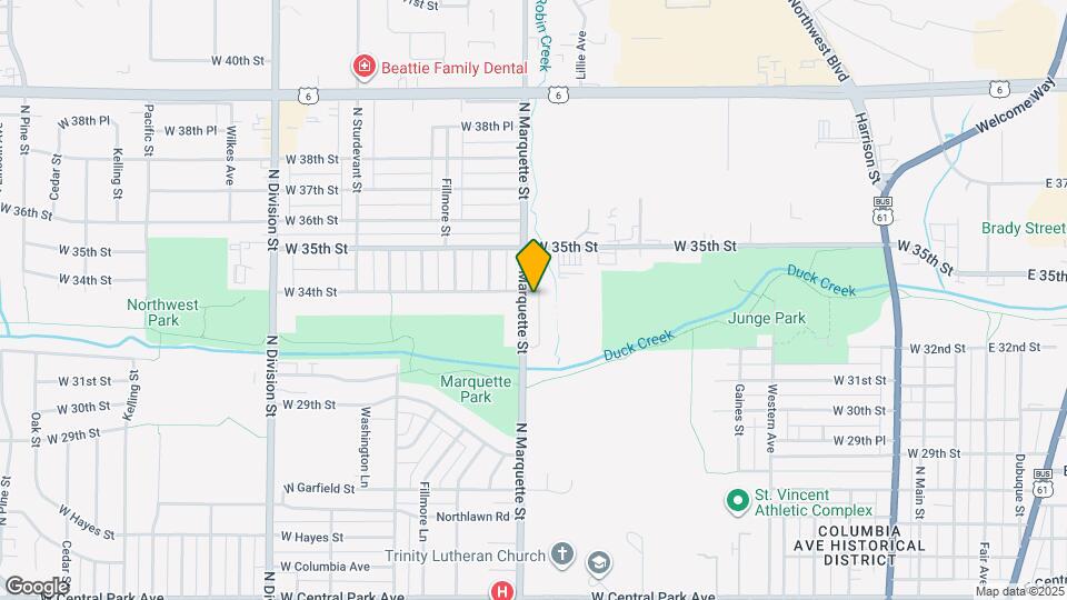 3319 Marquette St Mapa y Detalles de la Ubicación