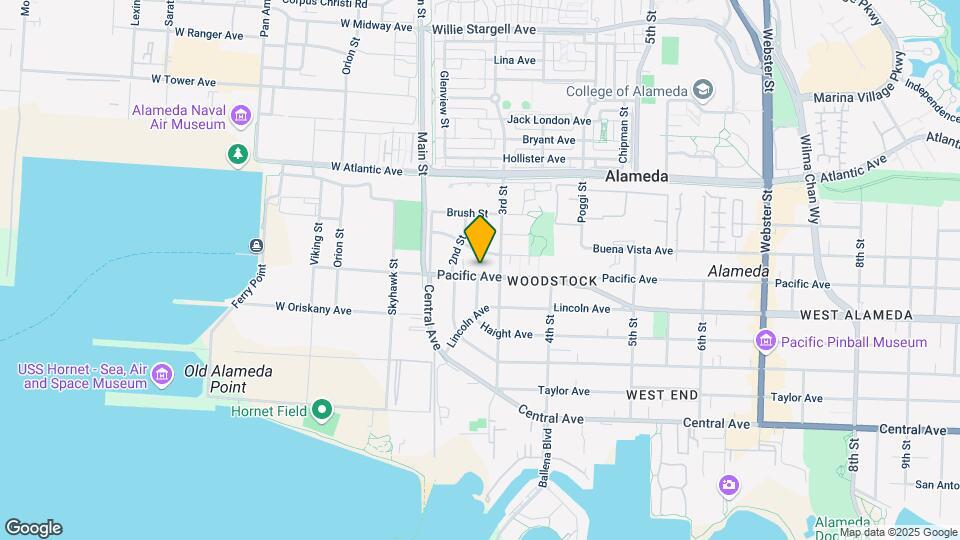 219 Pacific Ave Mapa y Detalles de la Ubicación