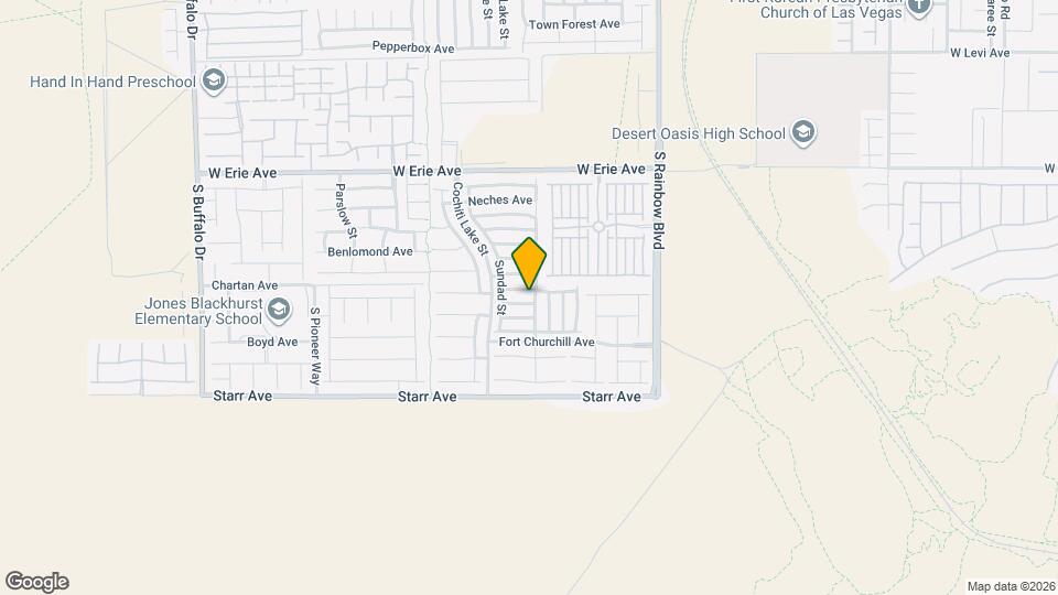 7136 Indian Gap Ave Mapa y Detalles de la Ubicación