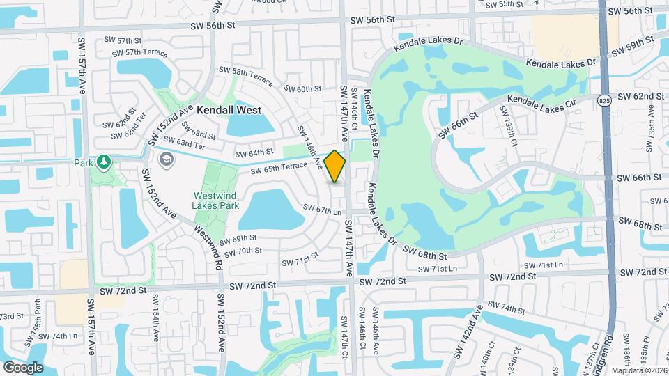 14754 SW 66th Terrace Map and Location Details