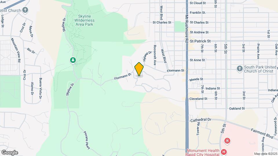 1284 Woodridge Dr Map and Location Details