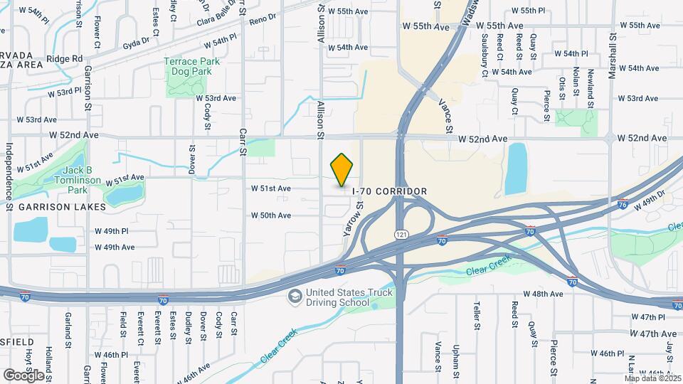 7881 W 51st Ave, Unit B Map and Location Details