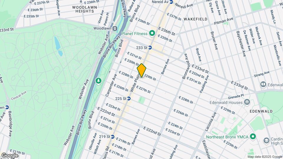 717 E 228th Mapa y Detalles de la Ubicación