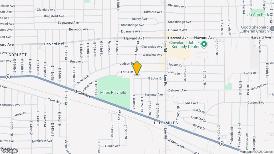 4197 E 160th St Map and Location Details