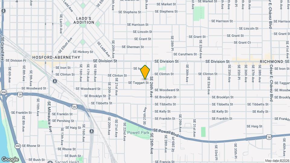 2735 SE 25th Ave Map and Location Details