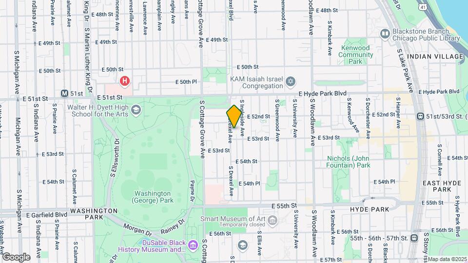 5229 S. Drexel Avenue Mapa y Detalles de la Ubicación