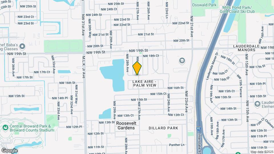 2700 NW 17th St Map and Location Details