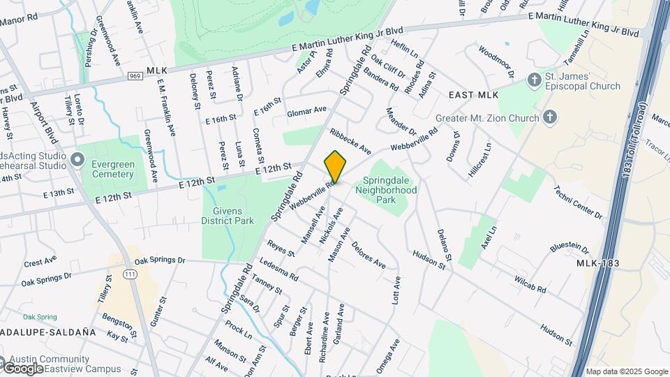 1159 Eastfield Ave Mapa y Detalles de la Ubicación