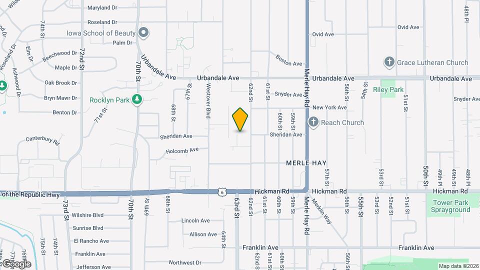 2625 63rd St, Unit 2625 Mapa y Detalles de la Ubicación